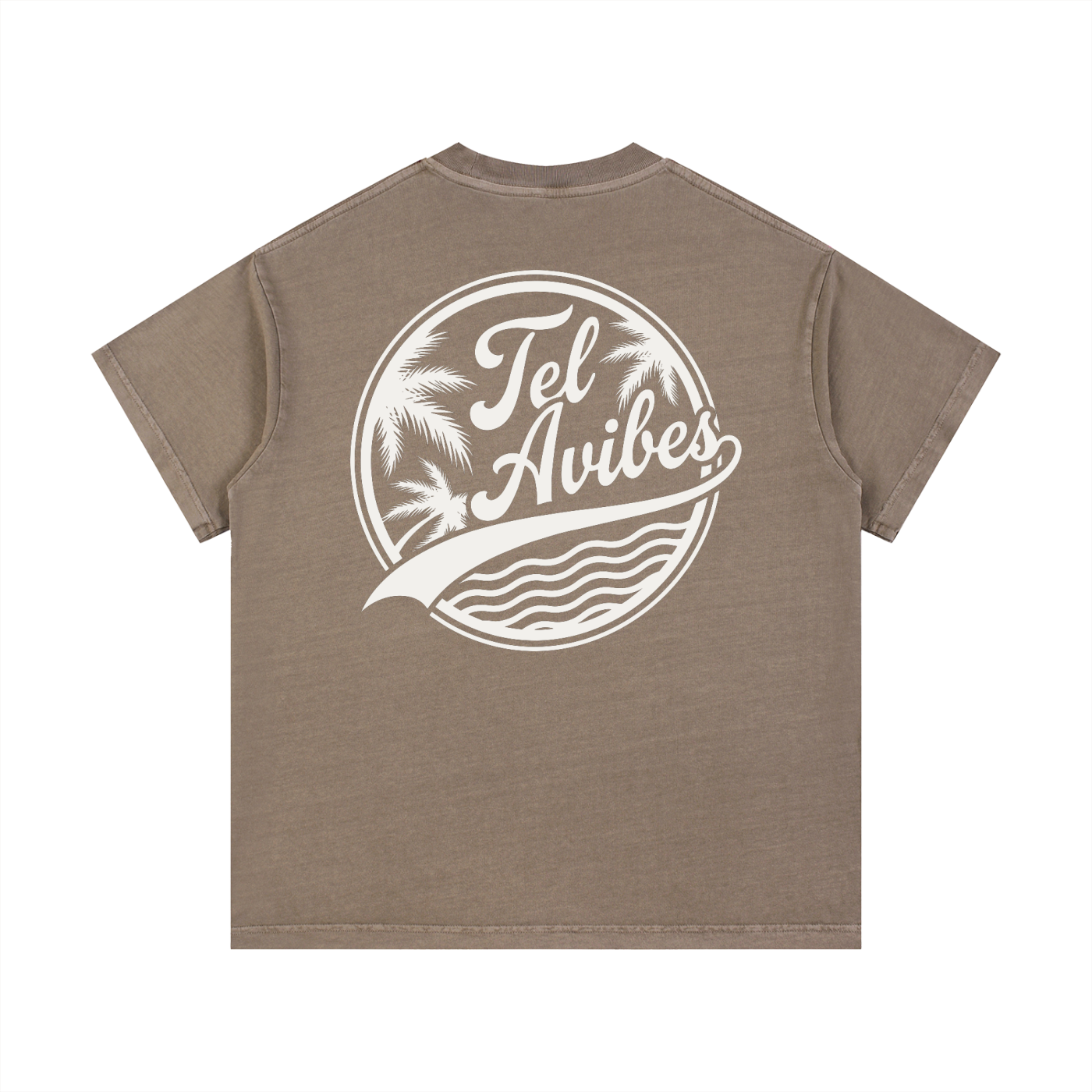 Tel Avibes Logo Vintage Wash T-Shirt
