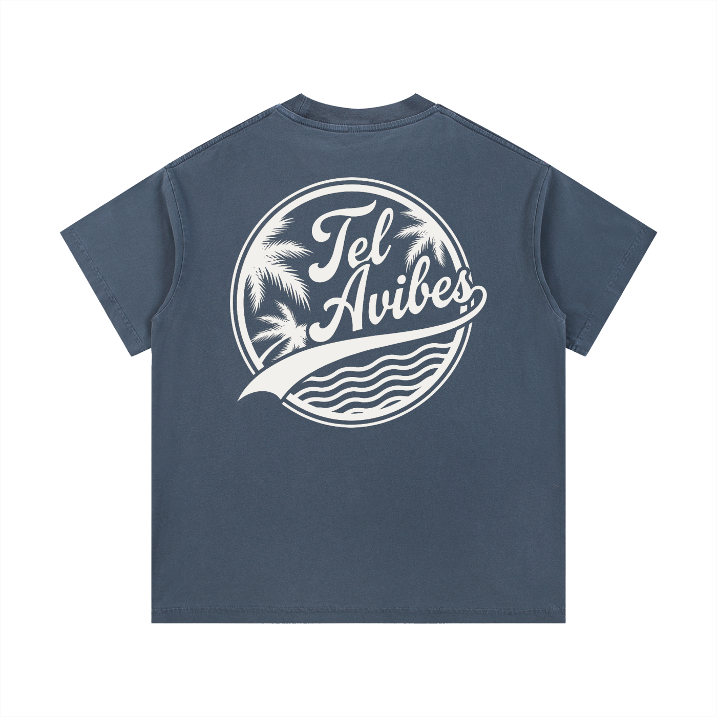Tel Avibes Logo Vintage Wash T-Shirt