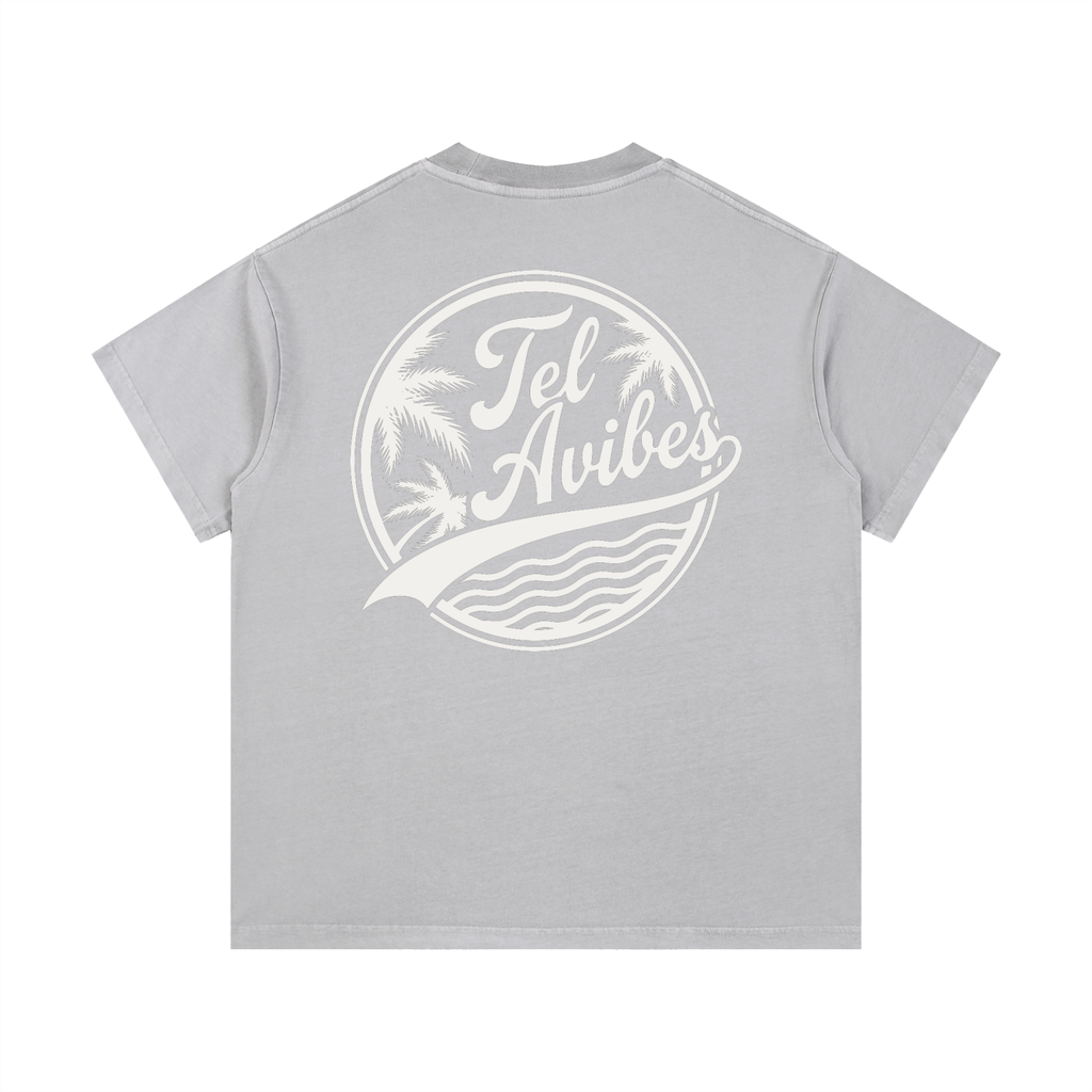 Tel Avibes Logo Vintage Wash T-Shirt