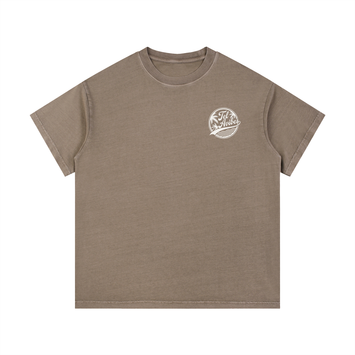 Tel Avibes Logo Vintage Wash T-Shirt