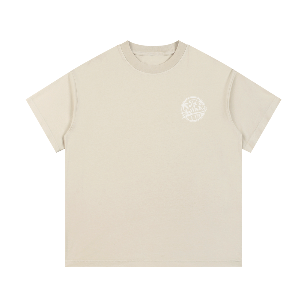 Tel Avibes Distressed Logo Vintage Wash T-Shirt
