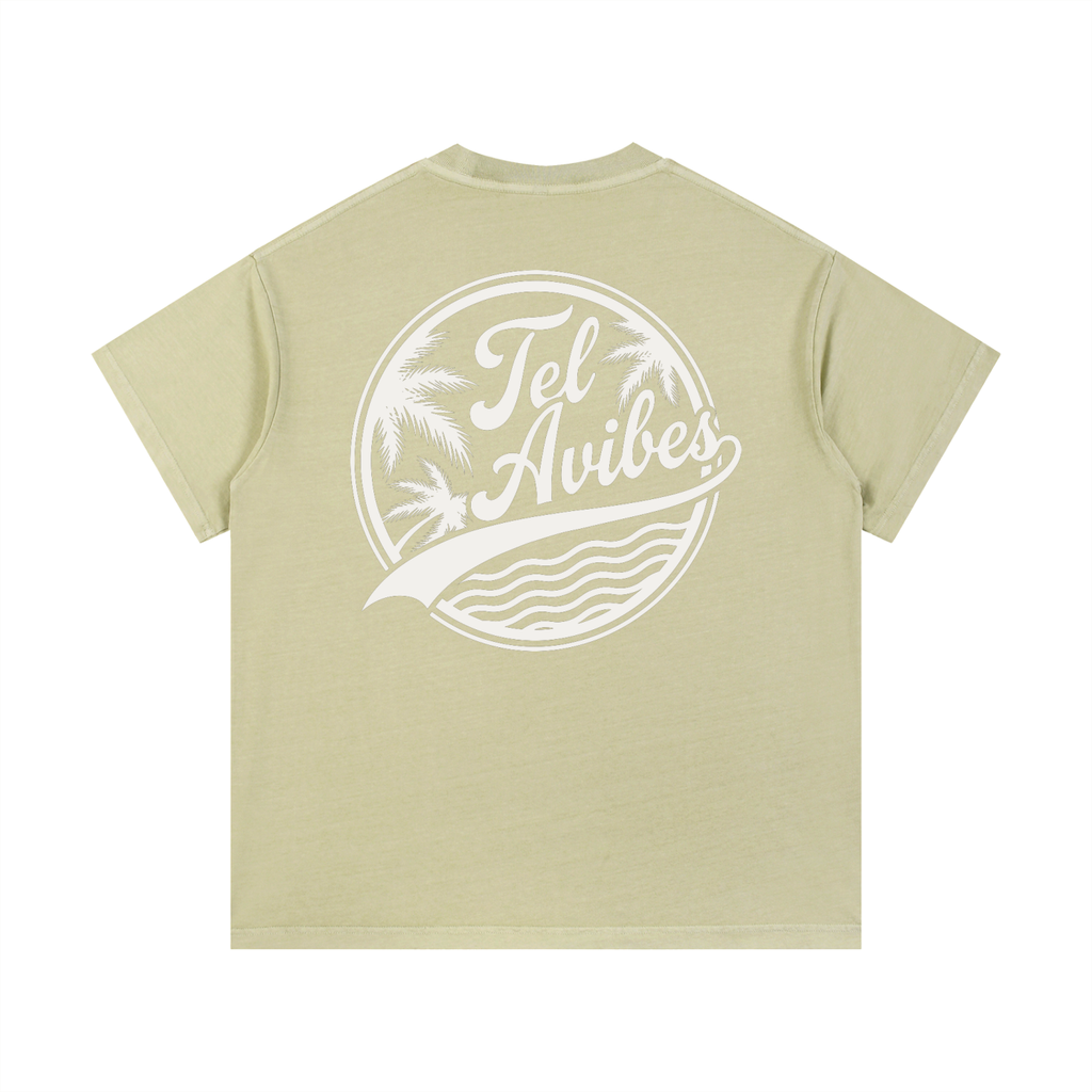 Tel Avibes Logo Vintage Wash T-Shirt