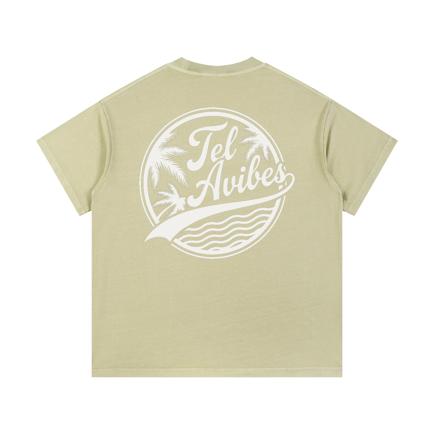 Tel Avibes Logo Vintage Wash T-Shirt