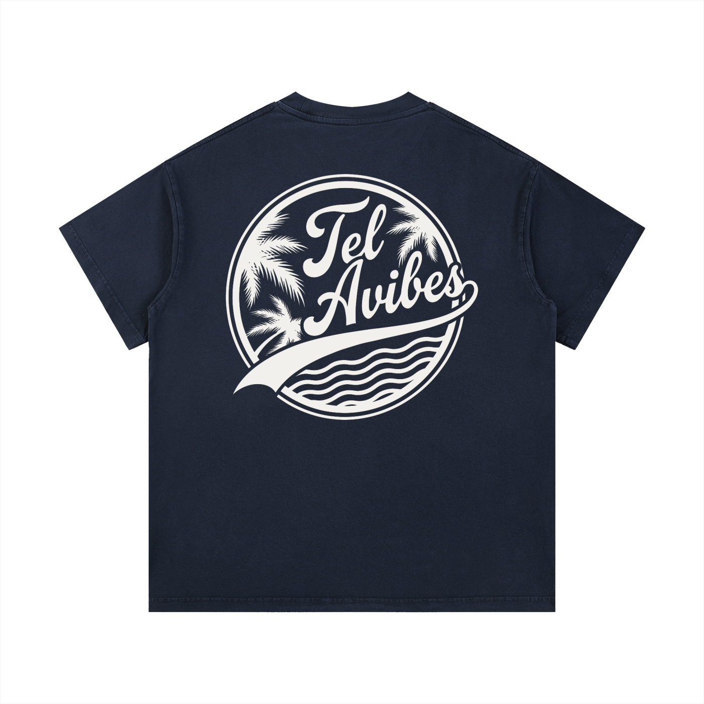 Tel Avibes Logo Vintage Wash T-Shirt