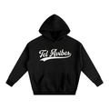 Tel Avibes Athletic Script Oversize Fleeced Hoodie